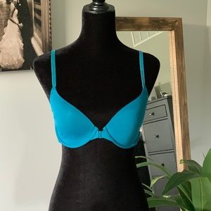 Victoria’s Secret teal lined Demi bra size 34D
